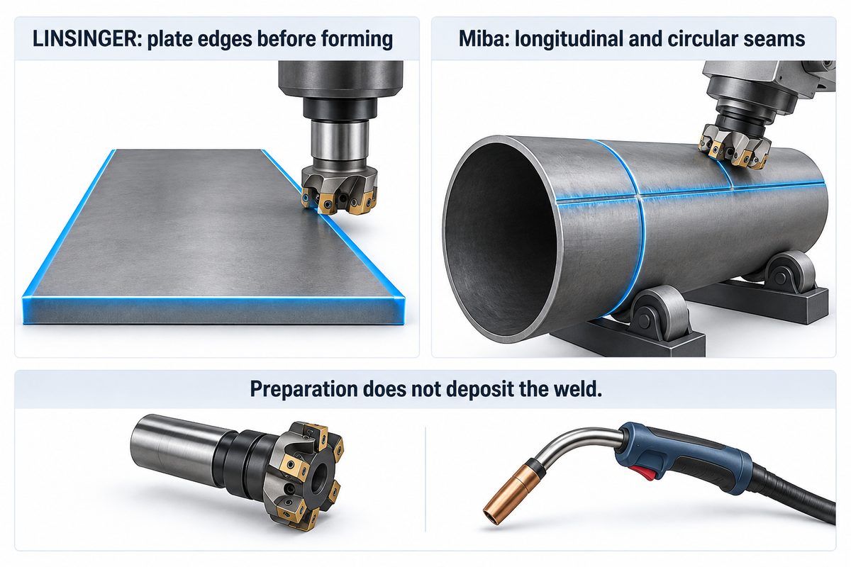 Plate-edge and weld-seam preparation specialists — Aubrik