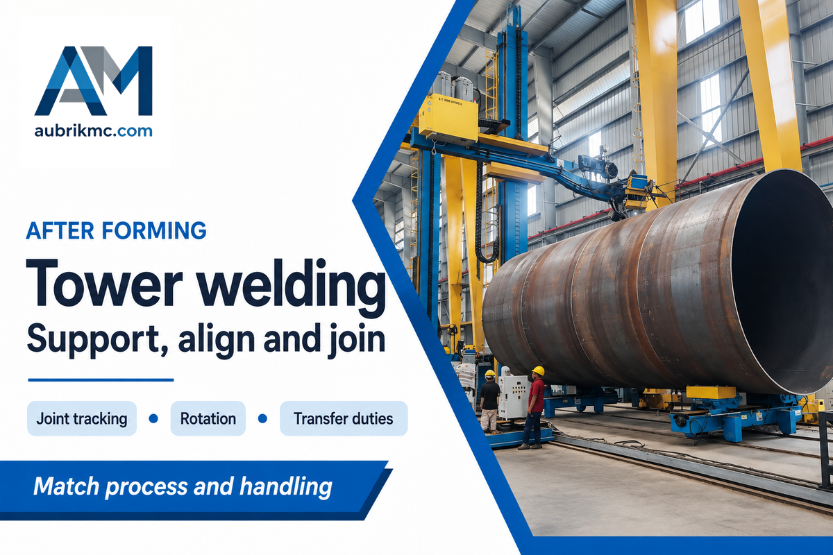 Wind tower welding and fit-up manufacturers — Aubrik